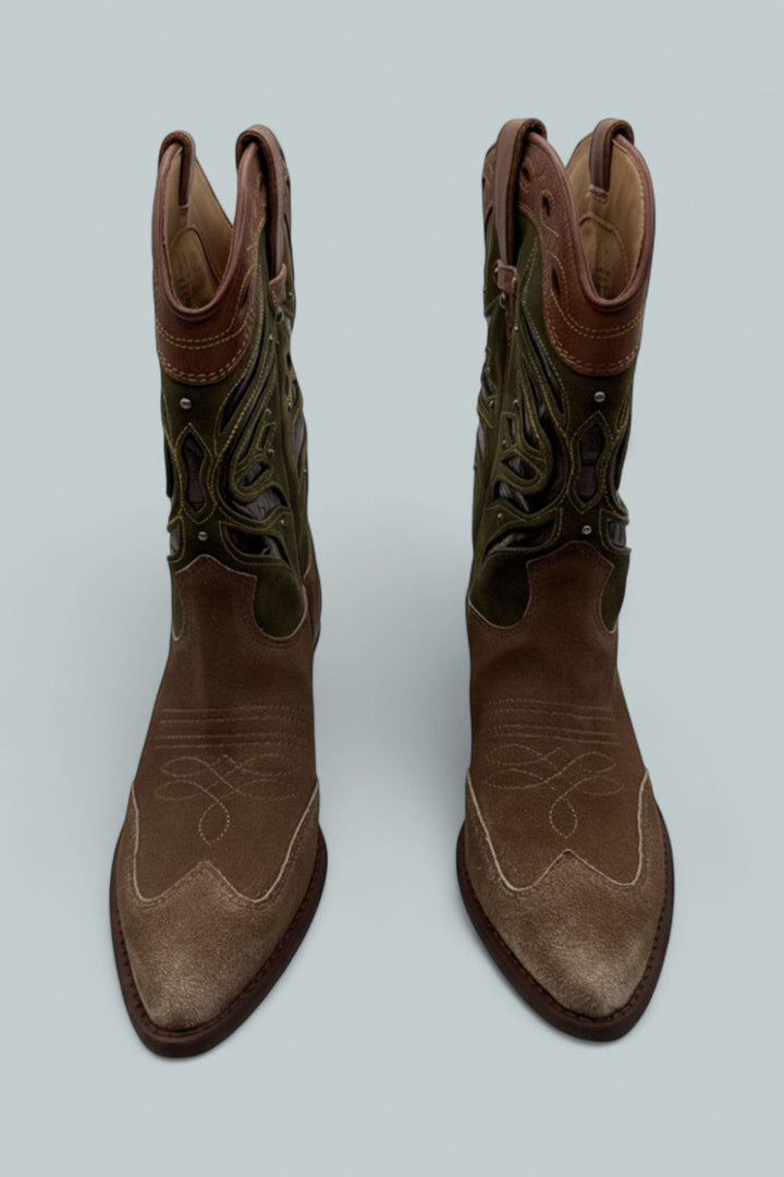 Women’s Rylin Cowboy Boots - Light Terra - 7.5 - Boots