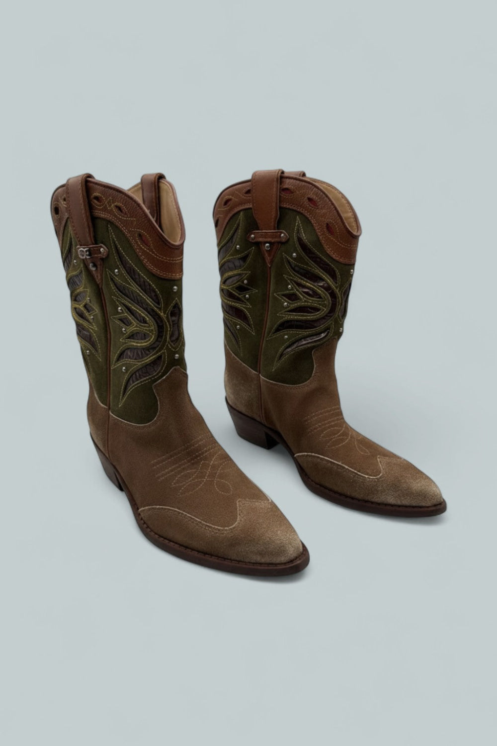 Women’s Rylin Cowboy Boots - Light Terra - 7.5 - Boots