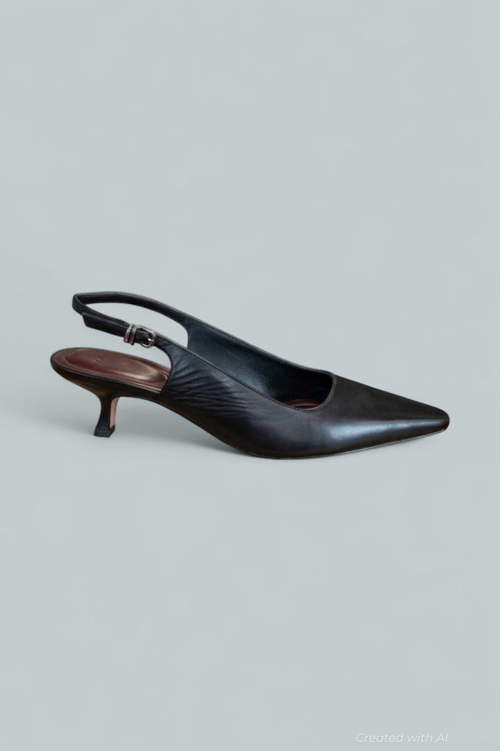Women’s Sabra Pointed Pumps - Black - Stiletto