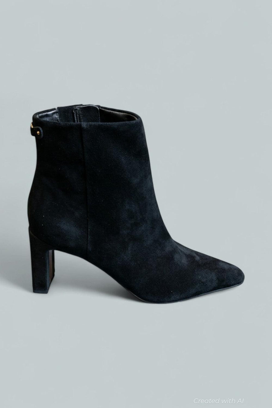 Women’s Saige Heel Ankle Booties - Black - Booties
