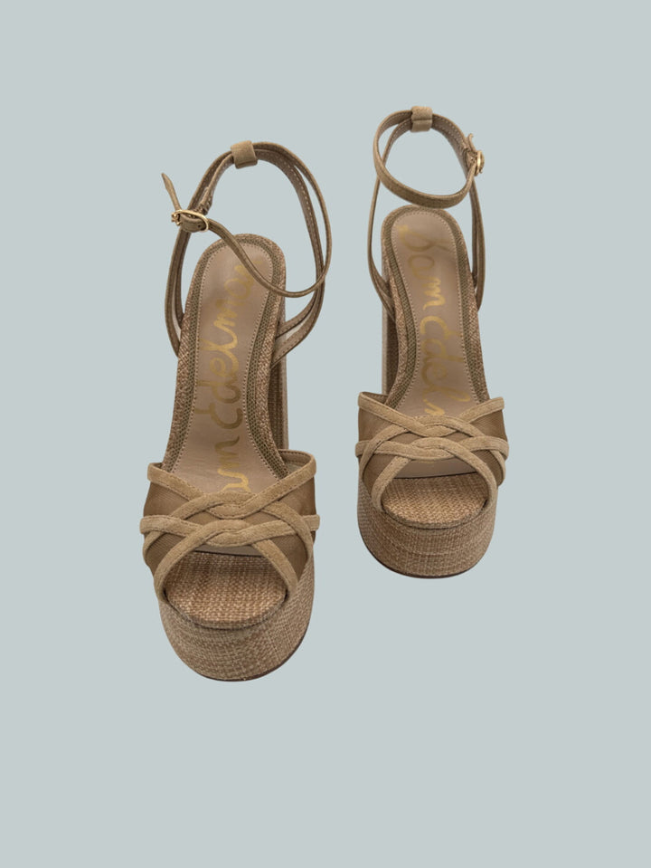 Women’s Sandy Block Heel Platform Sandals - Cyprus Tan - Sandal