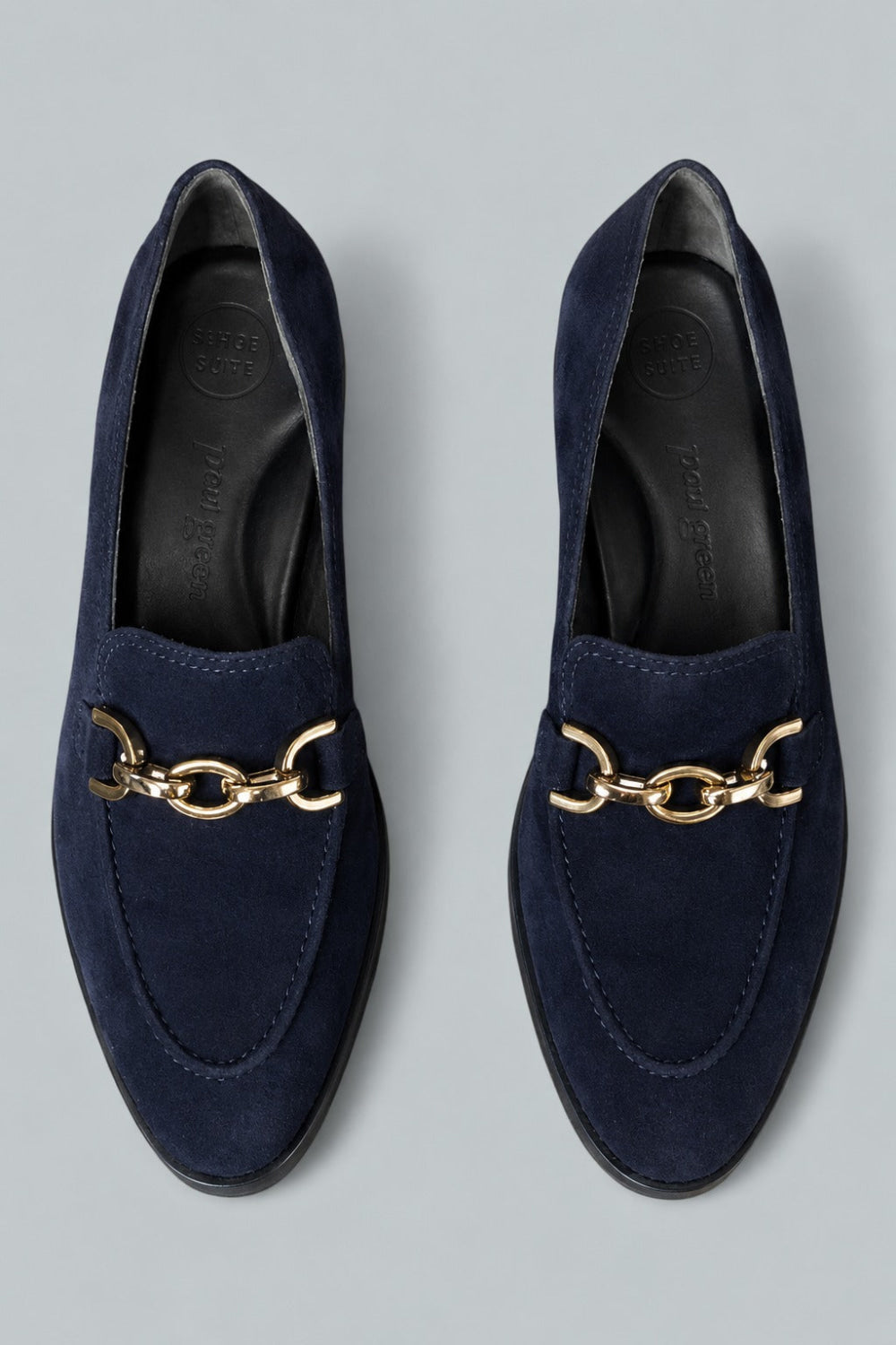 Women’s Sandy Loafer Flats - Blue Suede - 7 - Loafers