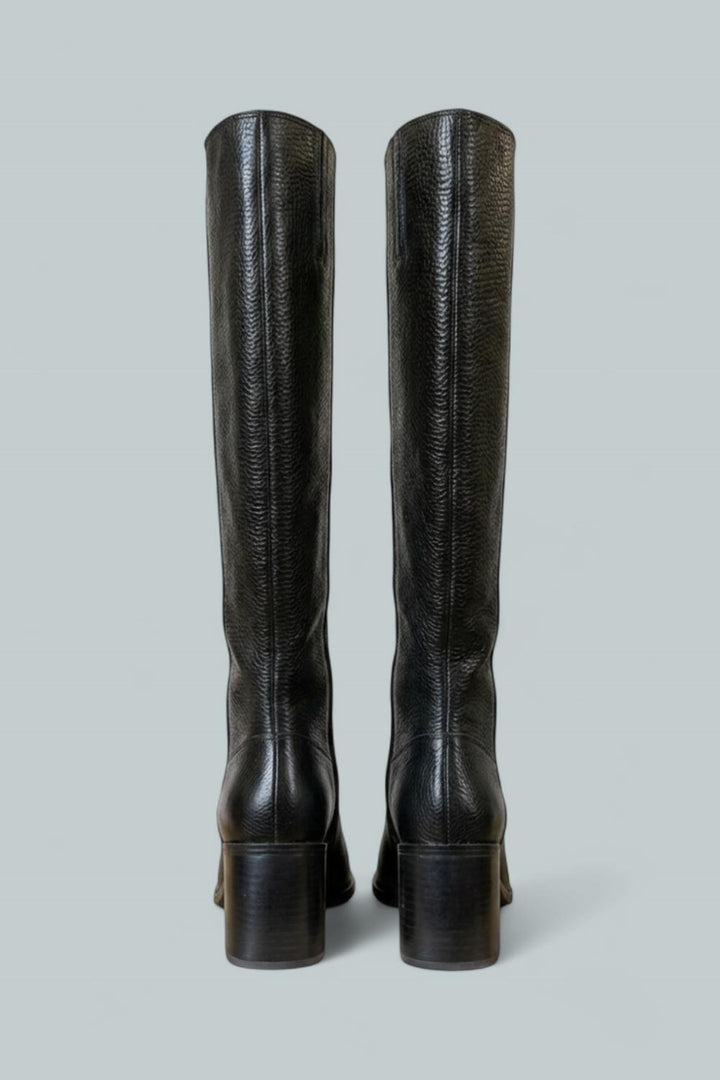 Women’s Sangeti High Heel Boots - Black Pebble - 8.5 - Boots