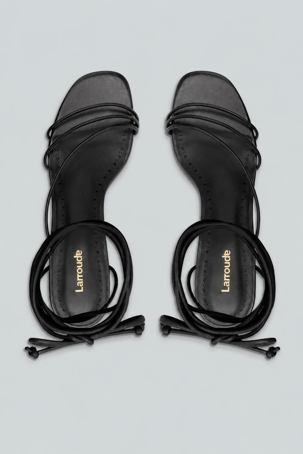Women’s Sara Strappy Kitten Heel Sandals - Black - 8.5 - Heels