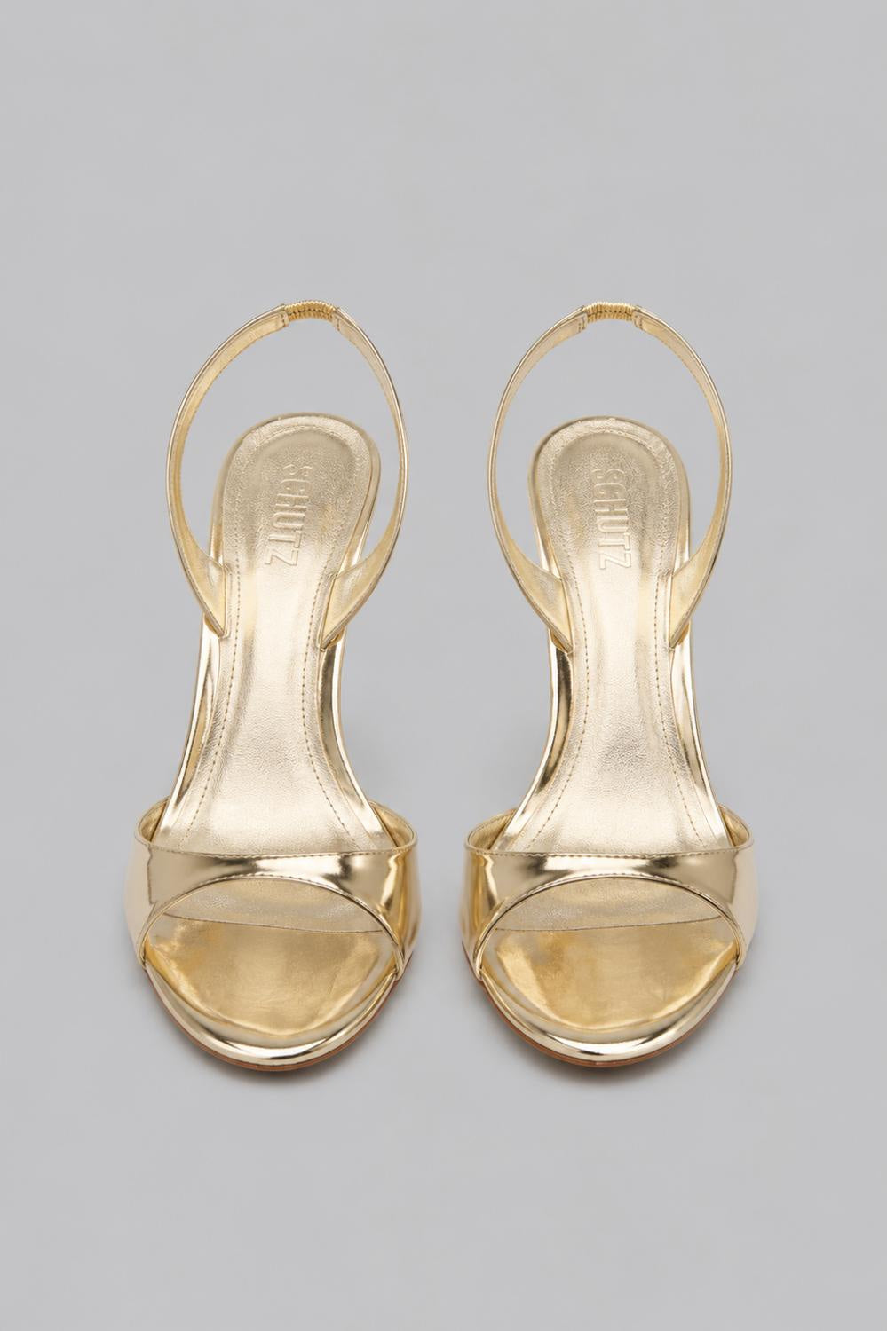 Women’s Scarlett Leather Slingback Sandals - Platina - 8.5 - Slingback