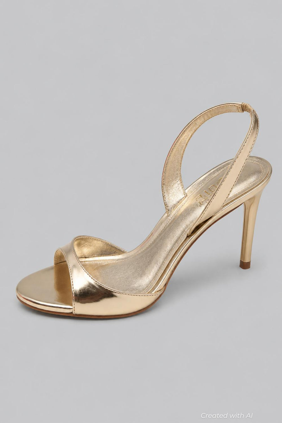 Women’s Scarlett Leather Slingback Sandals - Platina - 8.5 - Slingback