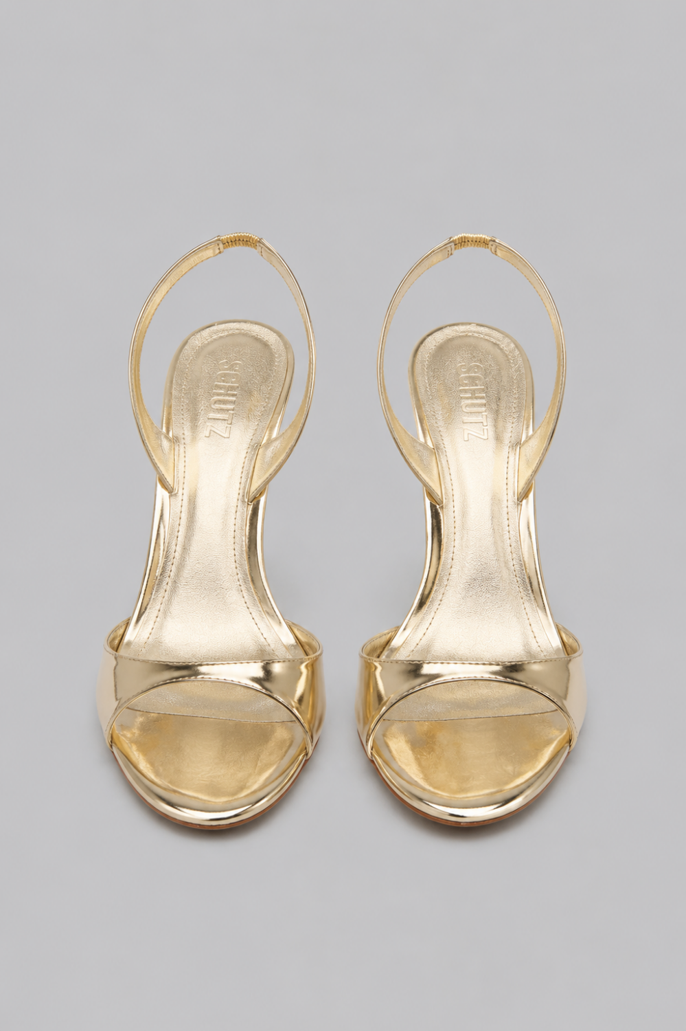 Women’s Scarlett Leather Slingback Sandals - Platina - 8.5 - Slingback