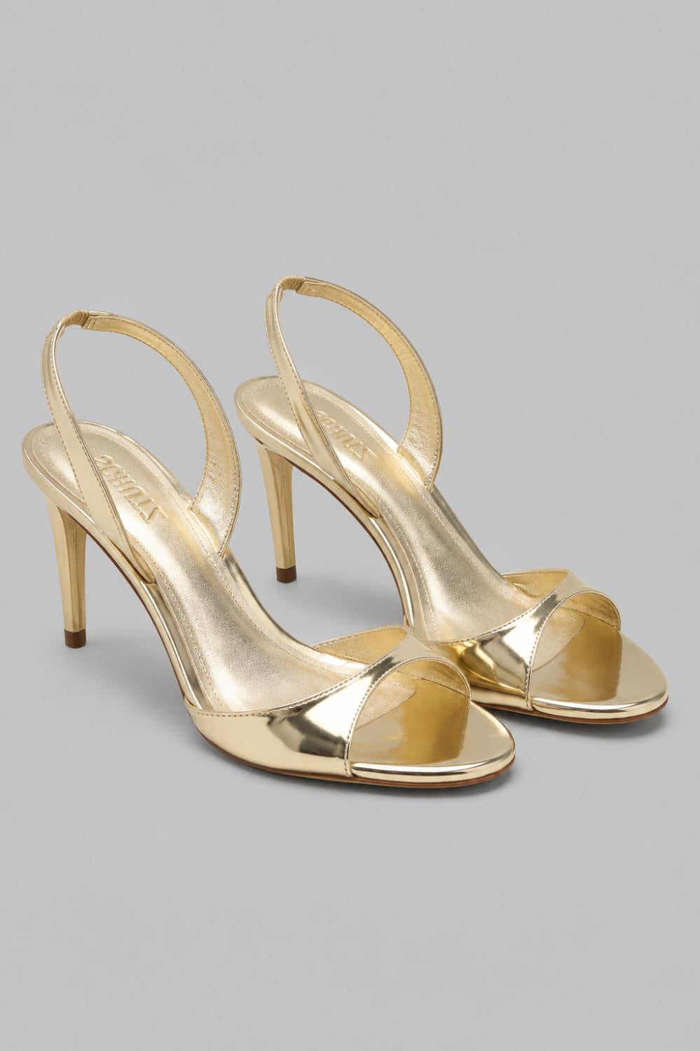 Women’s Scarlett Leather Slingback Sandals - Platina - 8.5 - Slingback