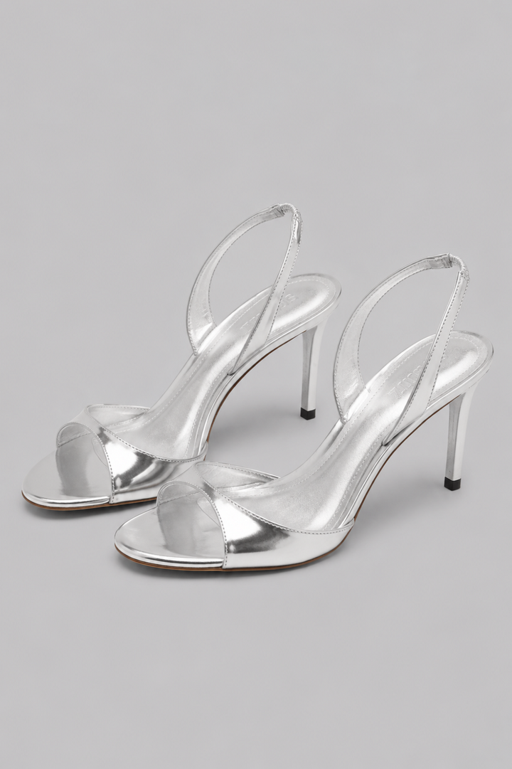 Women’s Scarlett Slingback Sandals - Prata - Slingback
