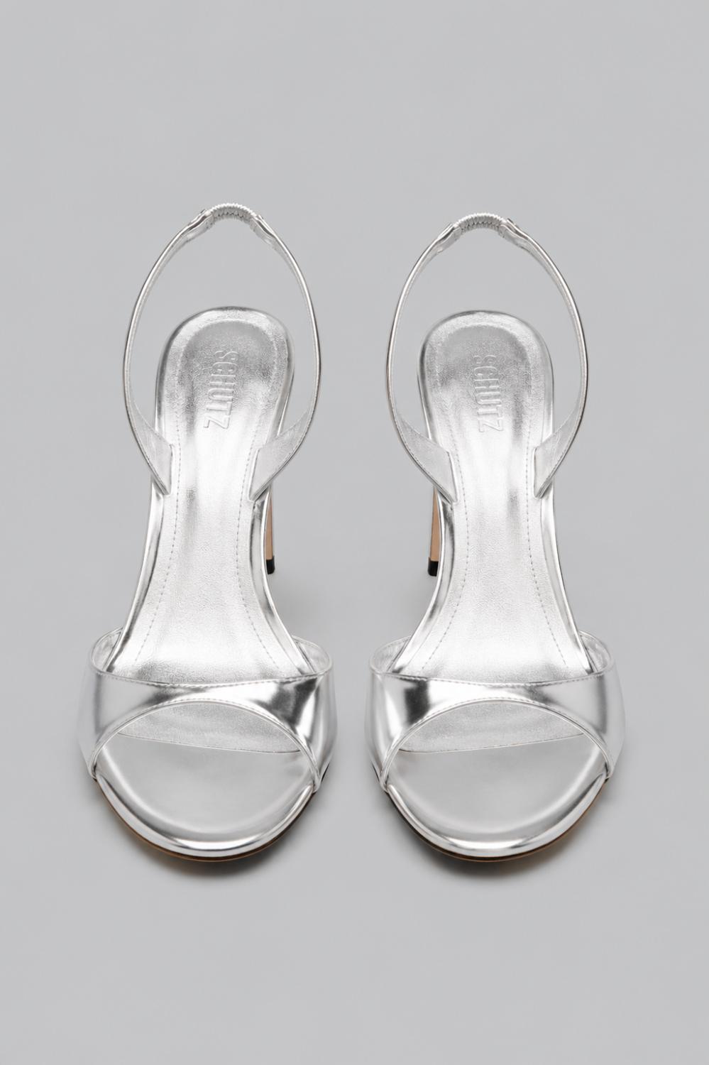 Women’s Scarlett Slingback Sandals - Prata - Slingback