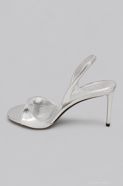 Women’s Scarlett Slingback Sandals - Prata - Slingback