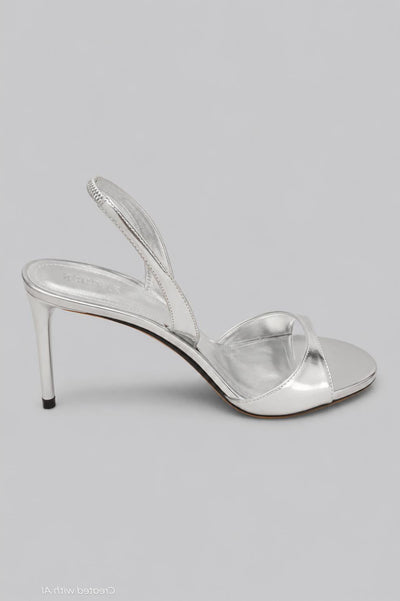 Women’s Scarlett Slingback Sandals - Prata - Slingback