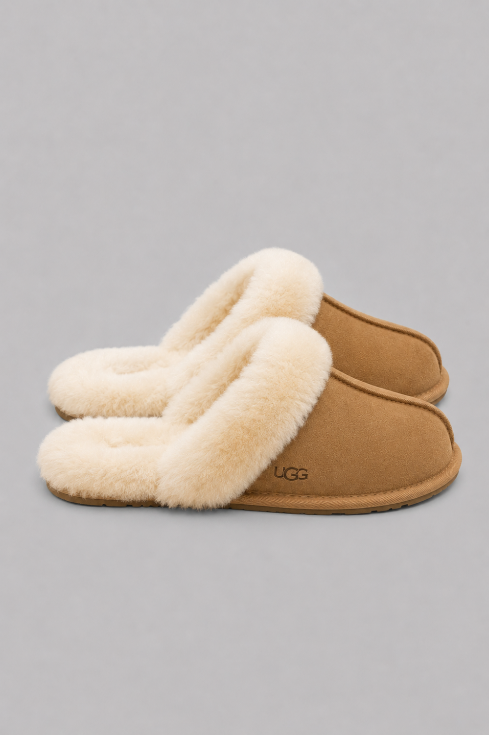 Women’s Scuffette II Casual Slippers - Chestnut - 8 - Mules