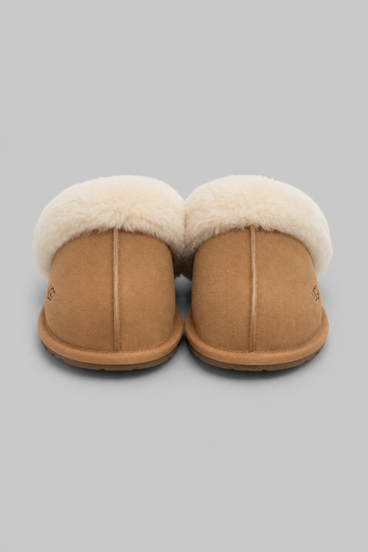 Women’s Scuffette II Casual Slippers - Chestnut - 8 - Mules