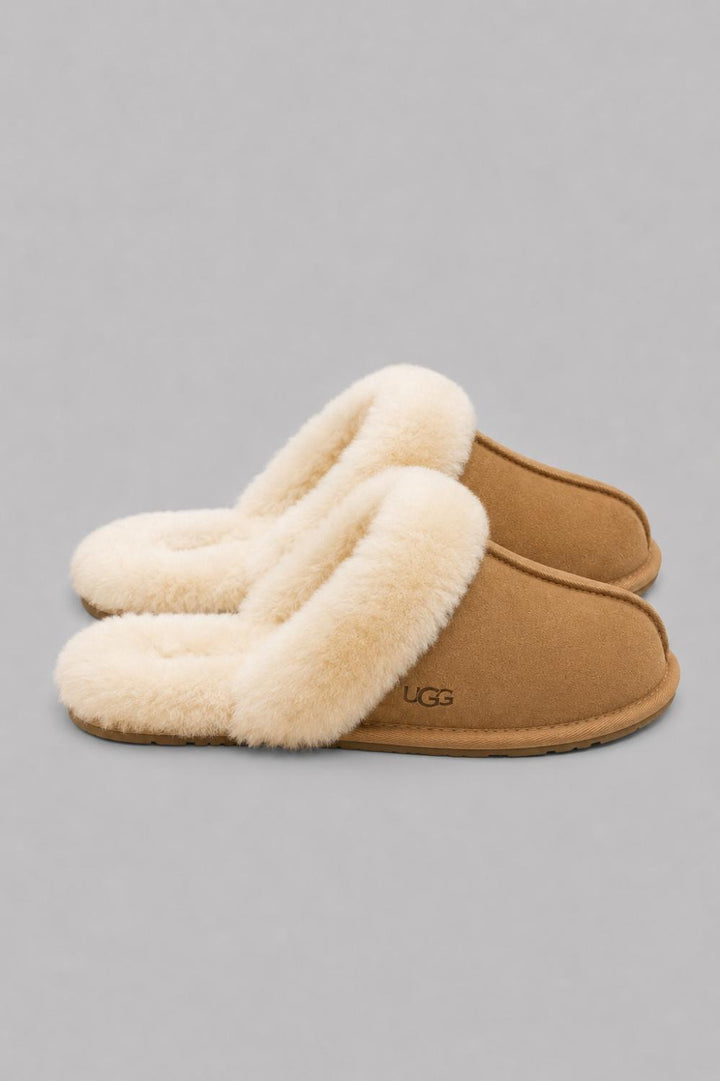 Women’s Scuffette II Casual Slippers - Chestnut - 8 - Mules