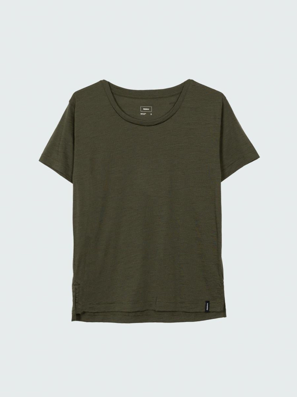 Women’s Seeker Merino Scoop Neck T-Shirt - Olive - T-shirt