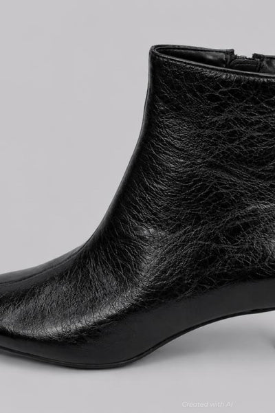 Women’s Selma Boots Exclusive - Black Leather - 8 - Boots
