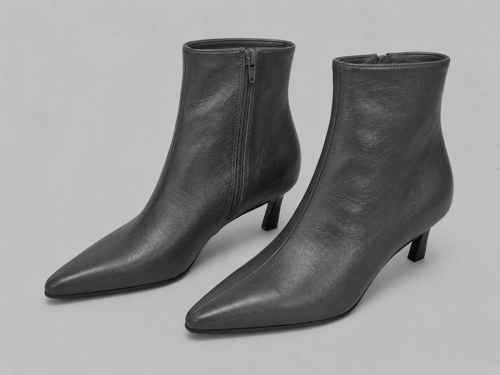 Women’s Selma Boots Exclusive - Gray Leather - 8.5 US - Boots