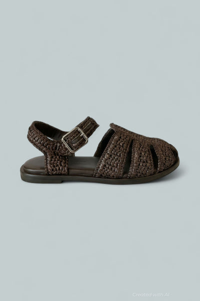 Women’s Sera Sandals - Choc Raffia - 7 - Sandal