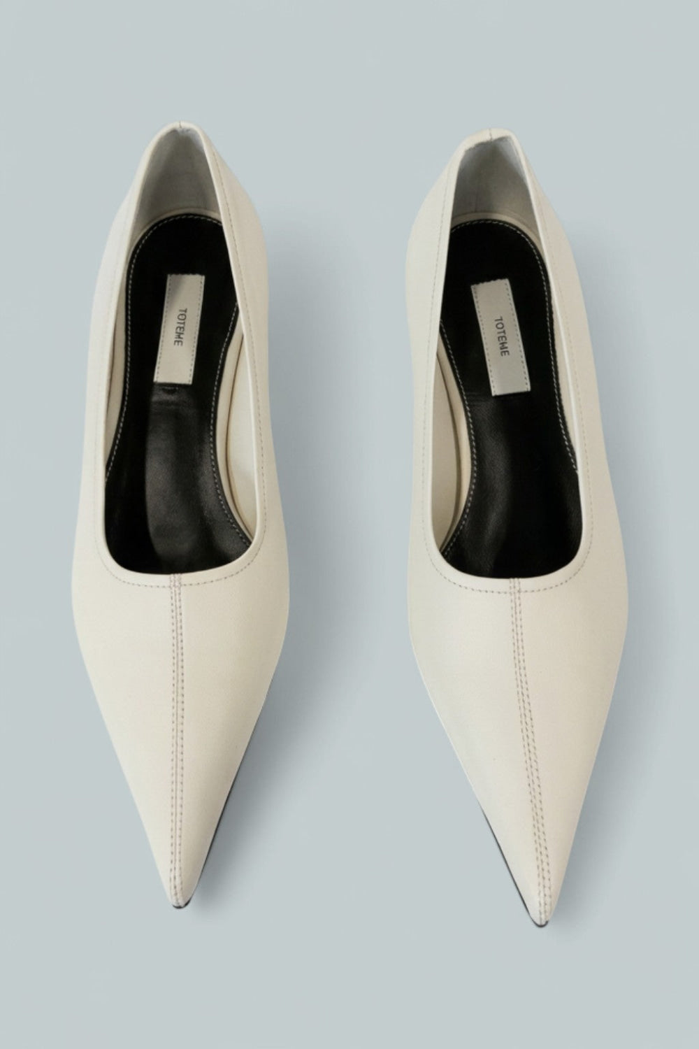 Women’s Sharp Wedge Pumps - White - 7 US / 37 EU - Heels