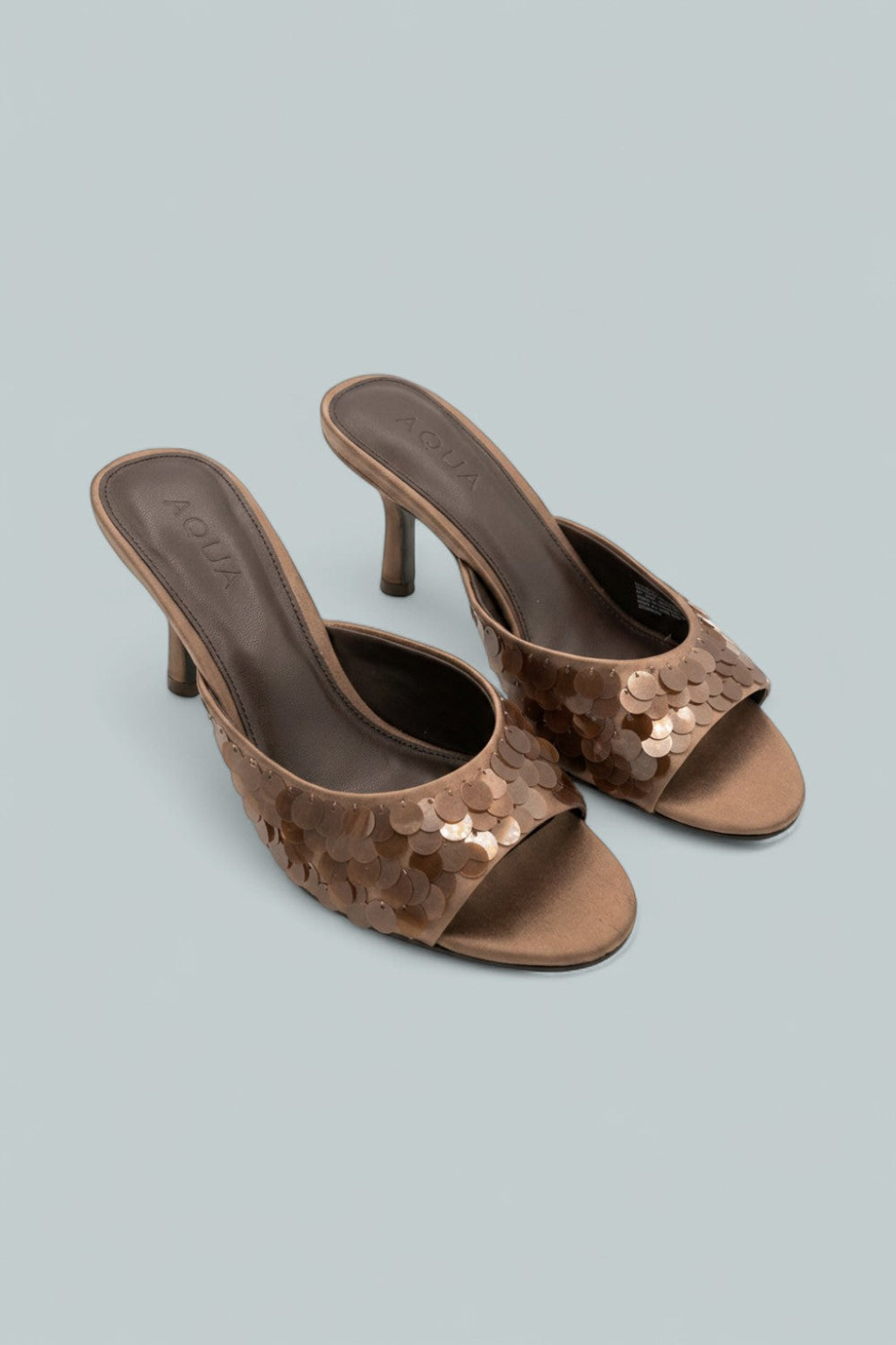 Women’s Shely Sequin Mules - Chocolate - 6 - Mules