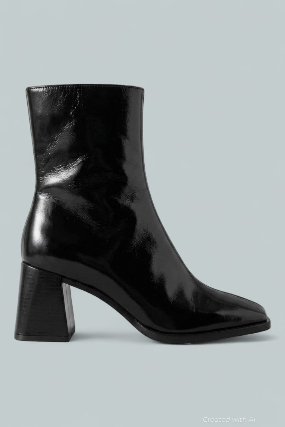 Women’s Sherpal Block Heel Booties - Black - 8.5 - Bootie