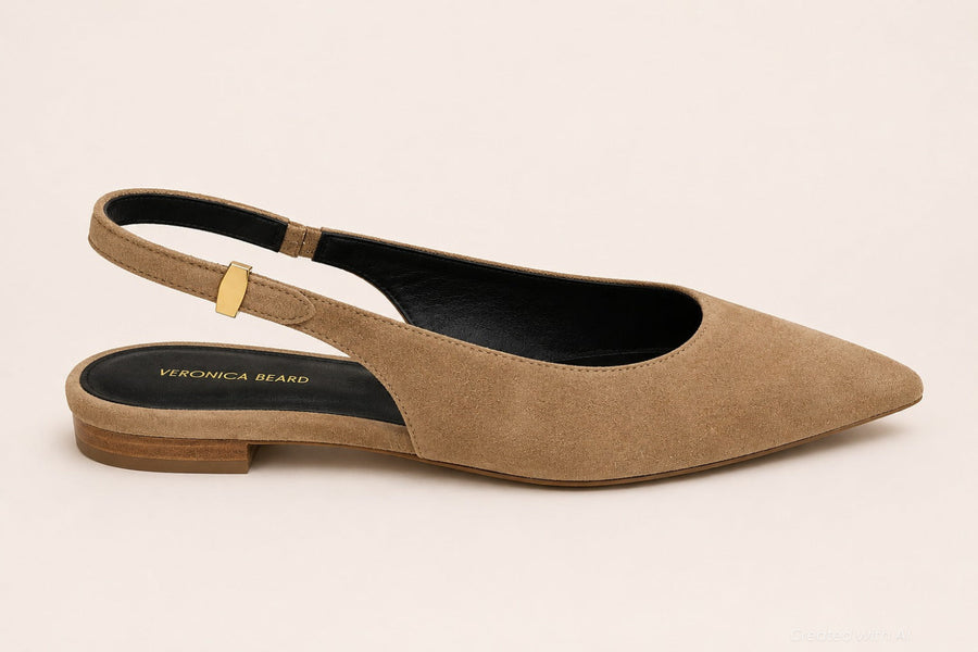 Women’s Shina Slingback Flats - Hazelwood - 7 - Slingback