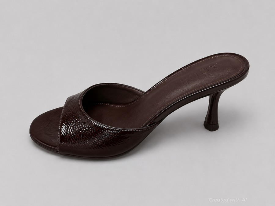 Women’s Shrn Sandals - Brown Patent - 7.5 - Sandal