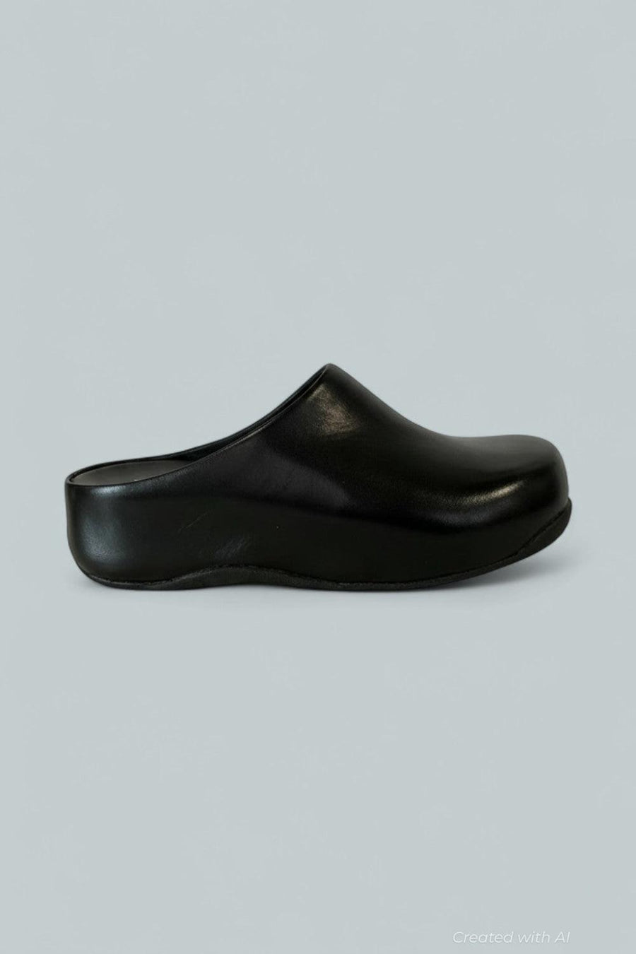 Women’s Shuv Leather Clogs - Black - UK 6 - Clog