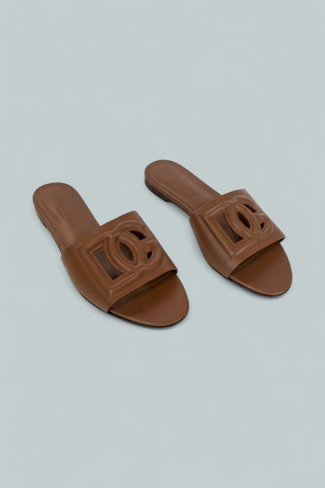 Women’s Slide Sandals - Light Brown - 7.5 US / 37.5 EU - Sandal