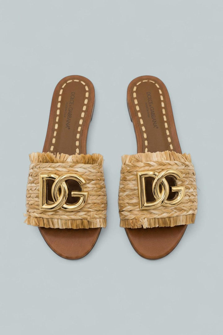 Women’s Slide Sandals - Wood/Natural - 8.5 - Slip-On