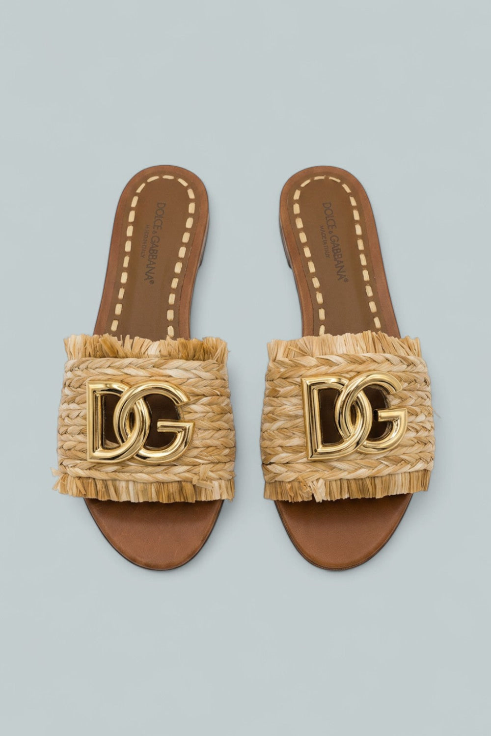 Women’s Slide Sandals - Wood/Natural - 8.5 - Slip-On