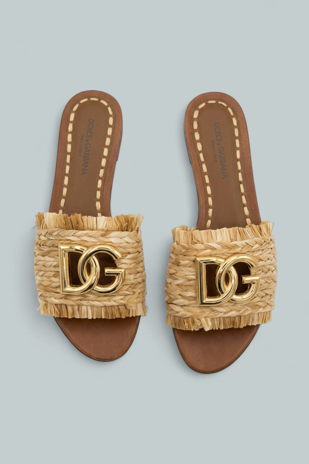 Women’s Slide Sandals - Wood/Natural - 8.5 - Slip-On