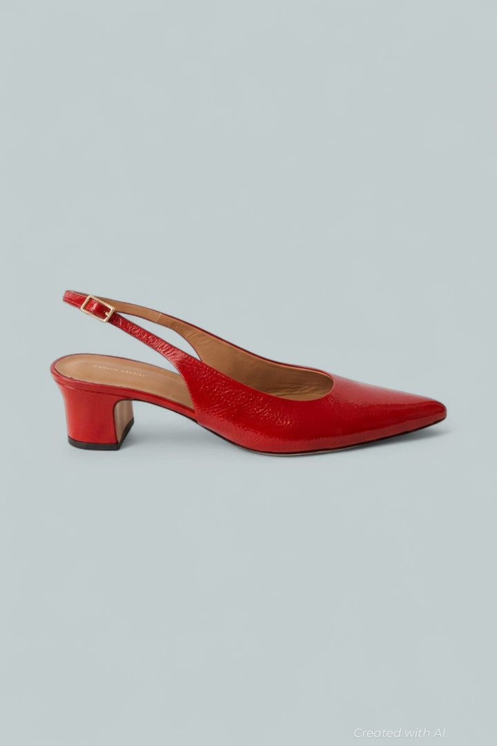 Women’s Slingback Pumps - Poppy - 8.5 US / 38.5 EU - Slingback