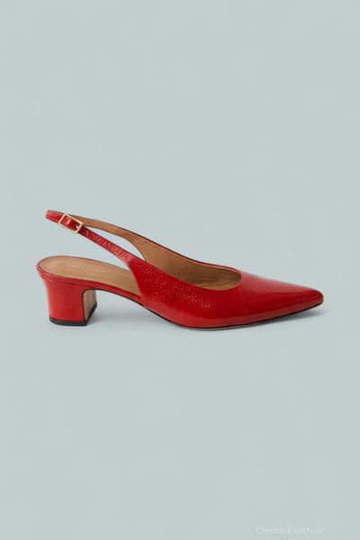 Women’s Slingback Pumps - Poppy - 8.5 US / 38.5 EU - Slingback