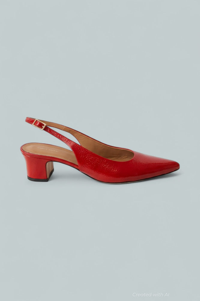 Women’s Slingback Pumps - Poppy - 8.5 US / 38.5 EU - Slingback