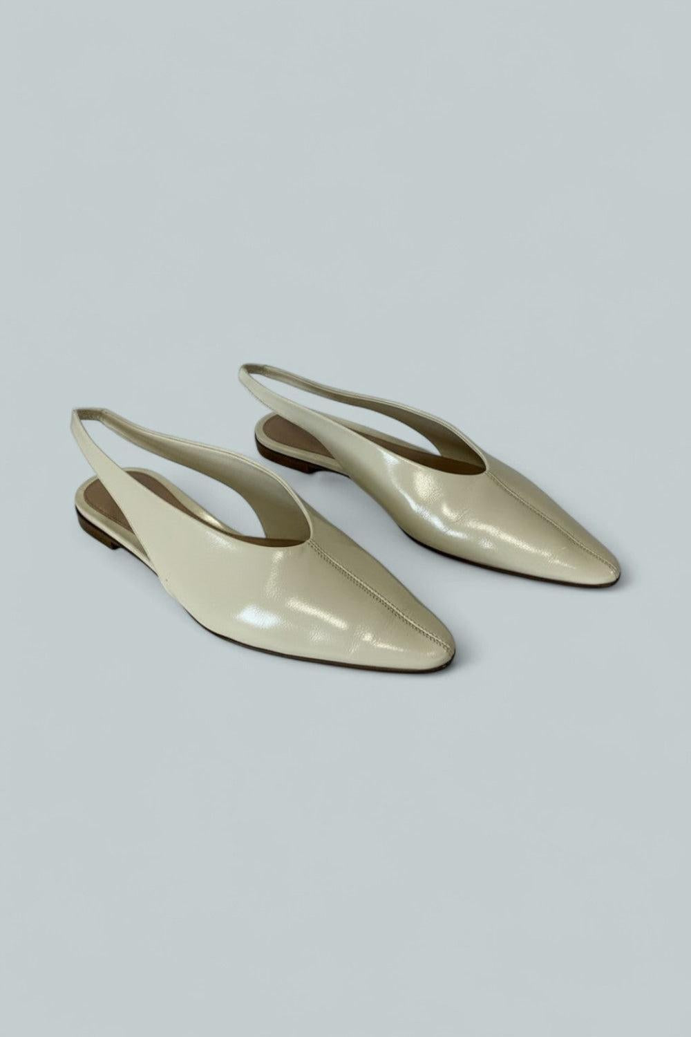 Women’s Sofia Slingback Flats - Sand - 9 US / 39 EU - Pumps