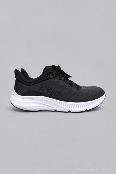 Women’s Solimar Running Sneakers - Black/White - 6.5 - Sneaker