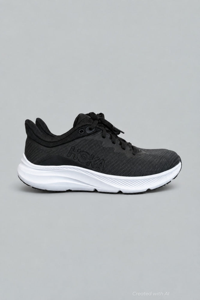 Women’s Solimar Running Sneakers - Black/White - 6.5 - Sneaker