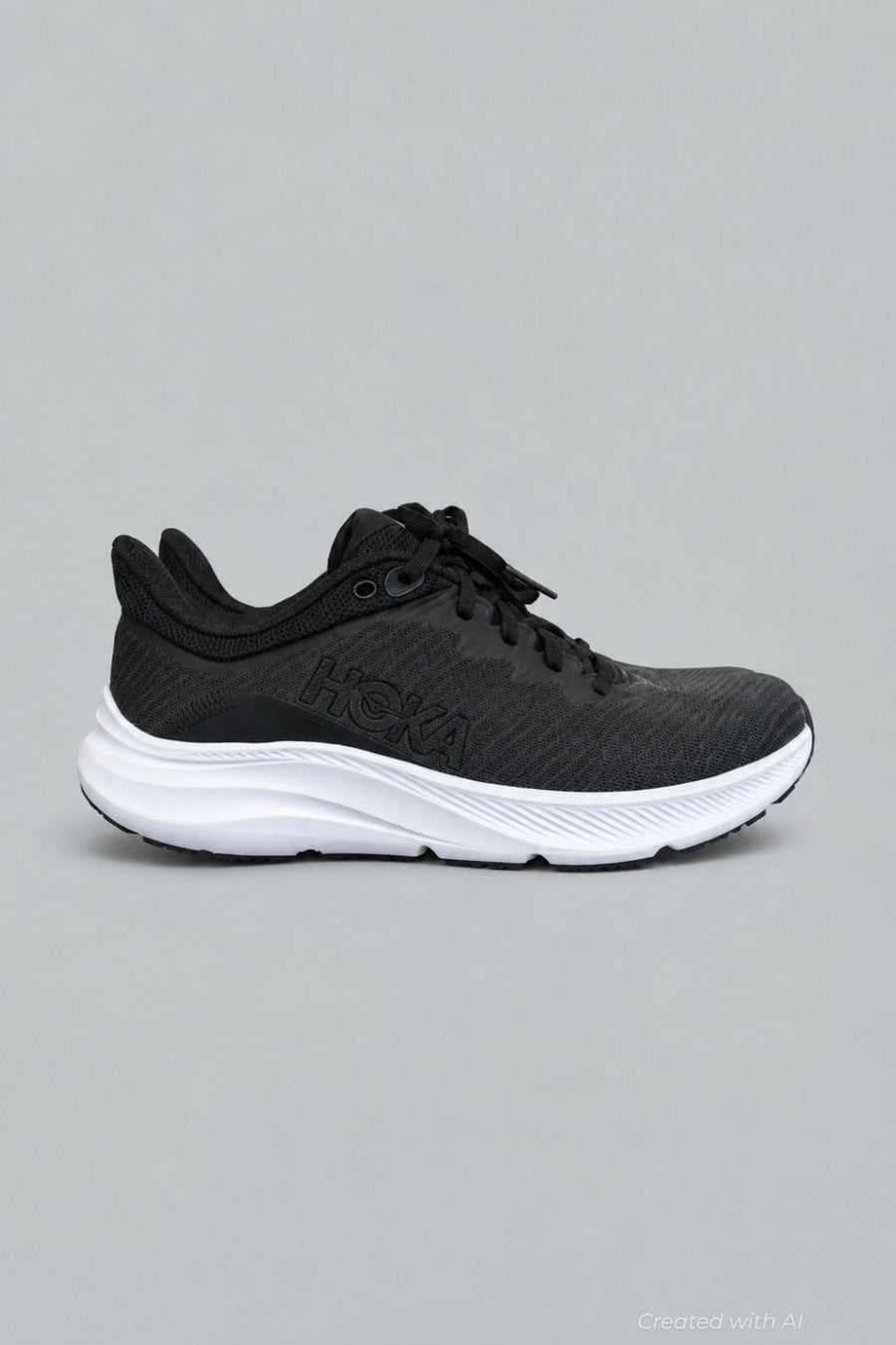 Women’s Solimar Running Sneakers - Black/White - 6.5 - Sneaker