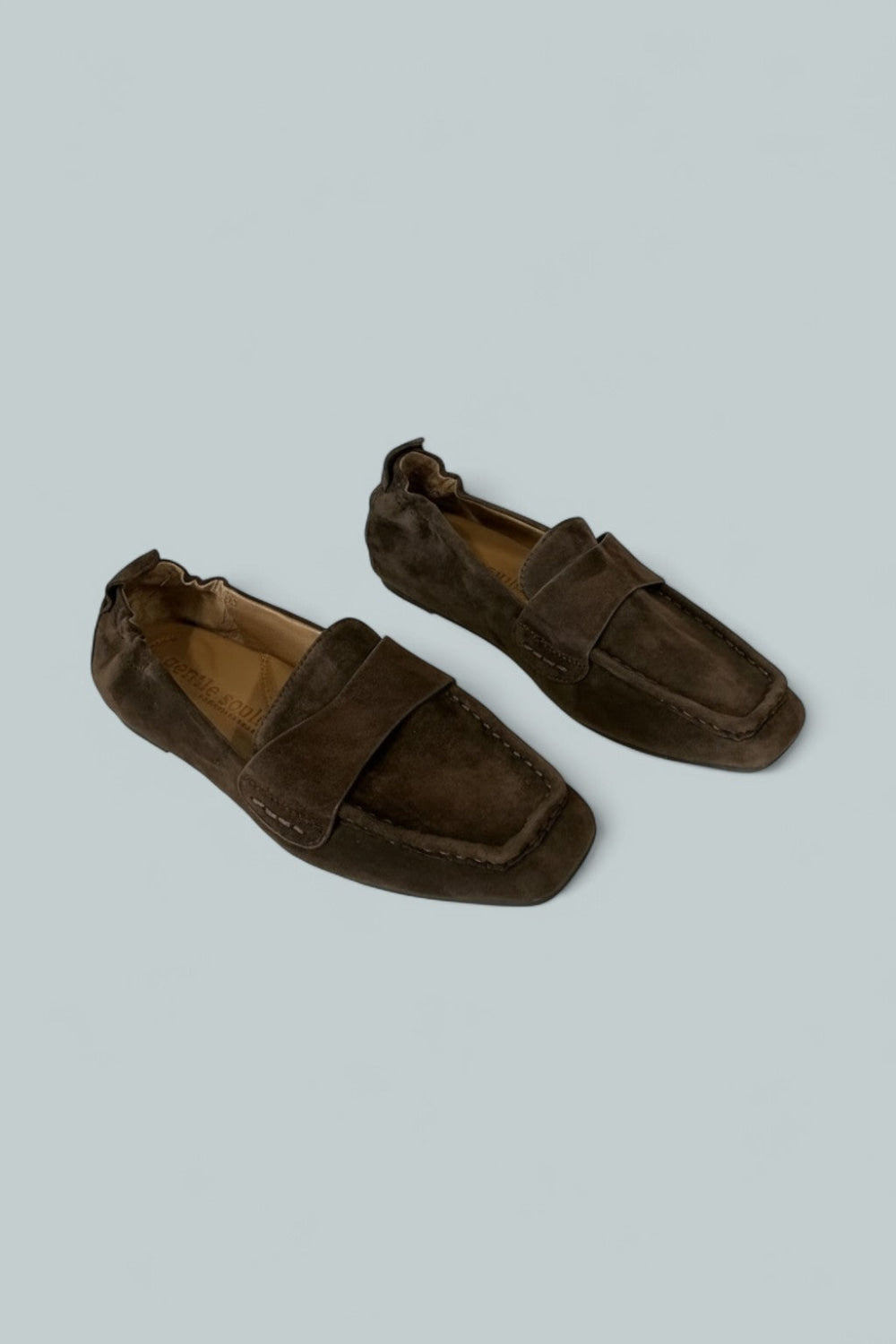 Women’s Sophie Square Toe Flats - Chocolate - 7 - Flats
