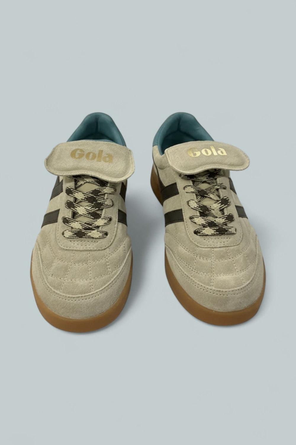 Women’s Stadia 86 Leather Sneakers - Bone/Mocha - 6 - Sneaker