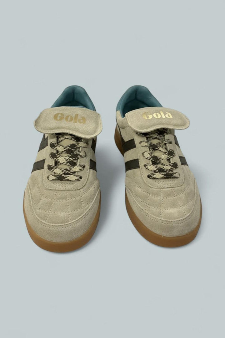 Women’s Stadia 86 Leather Sneakers - Bone/Mocha - 6 - Sneaker