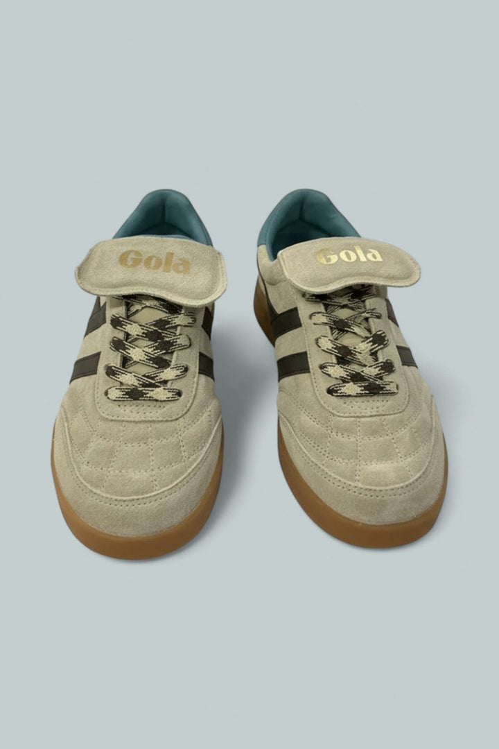 Women’s Stadia 86 Leather Sneakers - Bone/Mocha - 6 - Sneaker