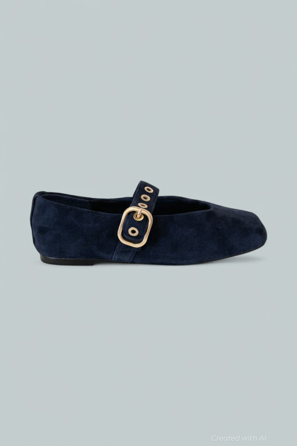 Women’s Stella Flats - Navy Suede - 6 - Flats