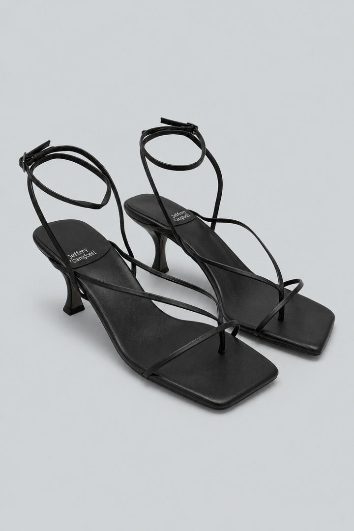 Women’s Strappy Sandals - Black - Sandal