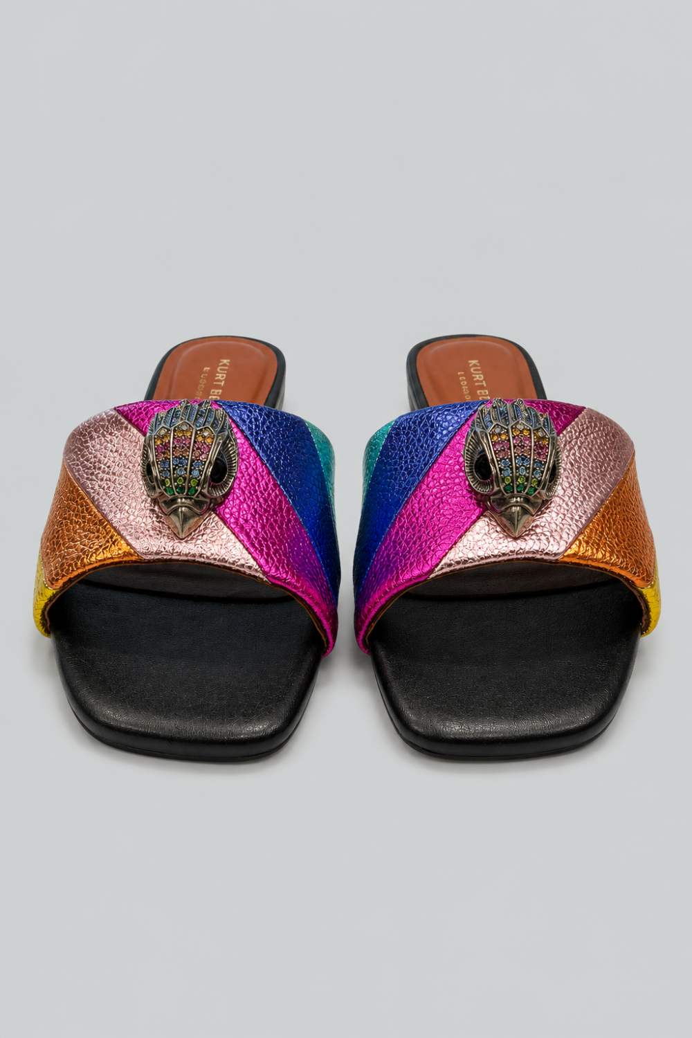 Women’s Stripe Sandals - Multicolor - US 7 (UK 5) - Sandal