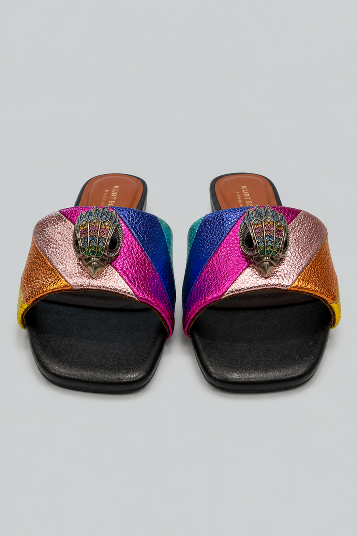 Women’s Stripe Sandals - Multicolor - US 7 (UK 5) - Sandal