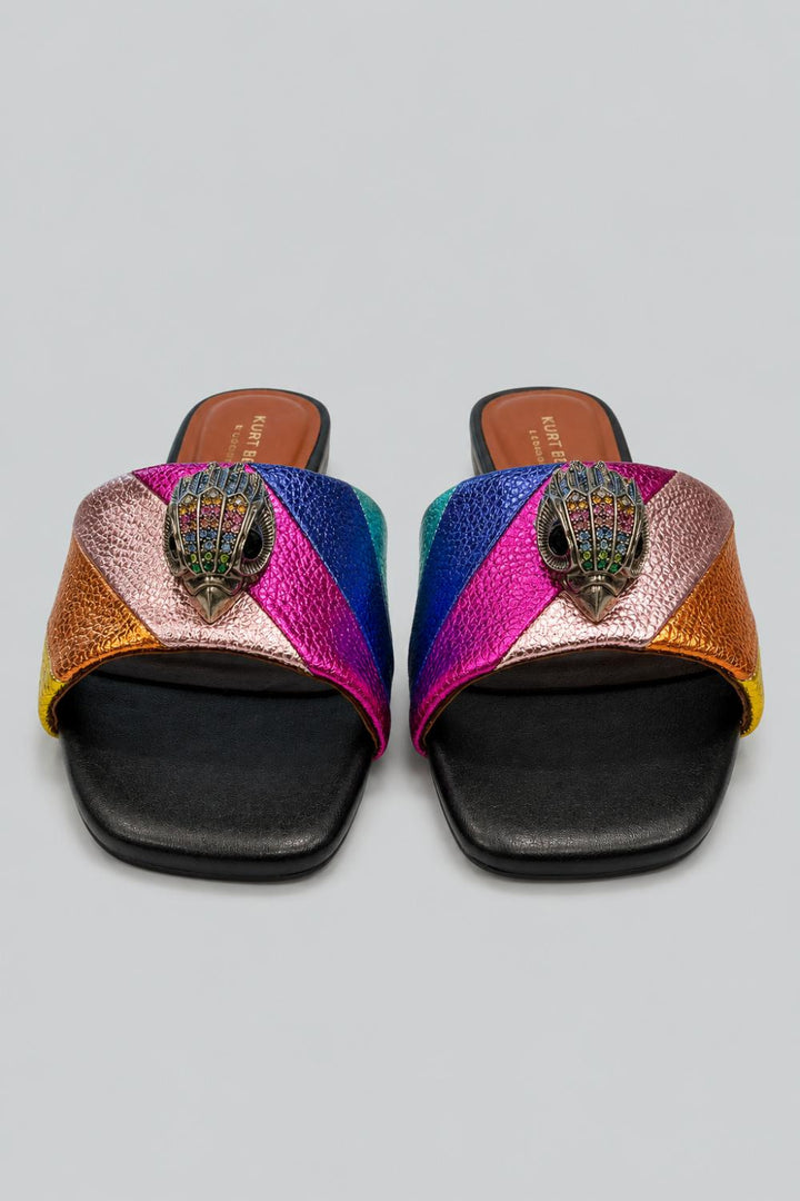 Women’s Stripe Sandals - Multicolor - US 7 (UK 5) - Sandal