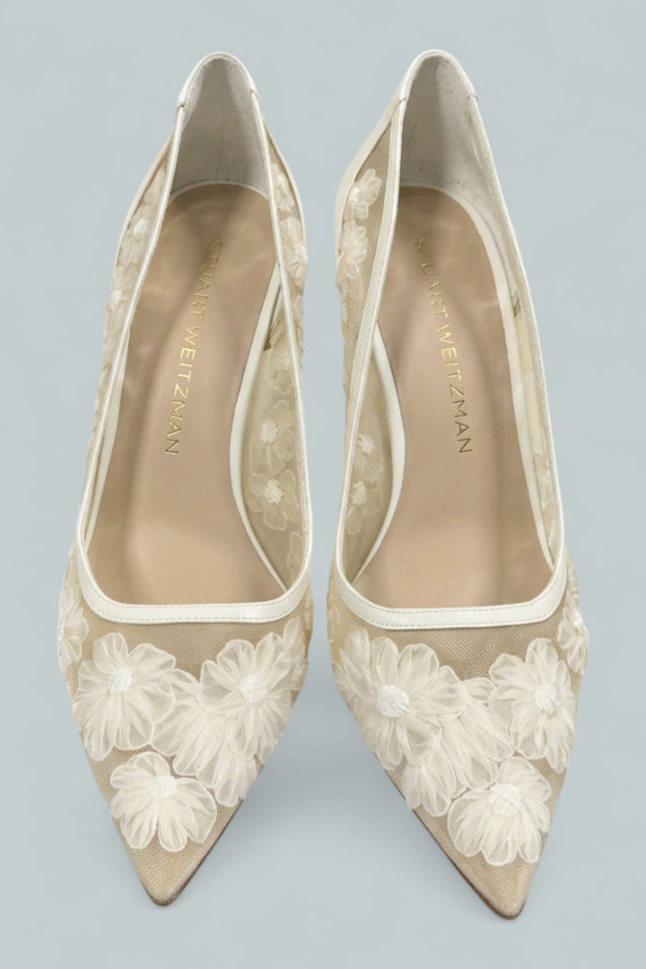 Women’s Stuart Power 100 Pumps - Cream - Stiletto